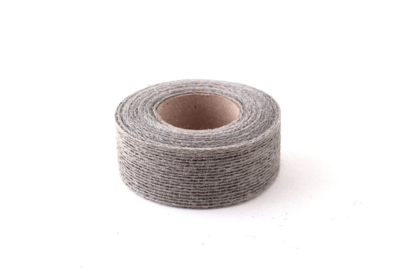 Jutová stuha 40 mm - Barva: Lila
