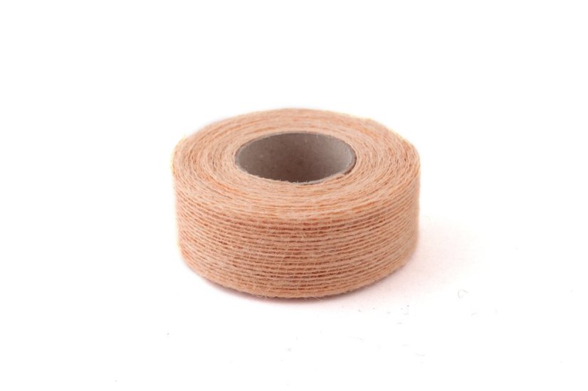 Jutová stuha 40 mm - Barva: Lila