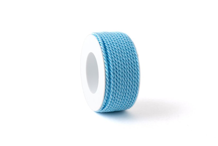 Šňůra Twisted 4 mm - Barva: Fialová