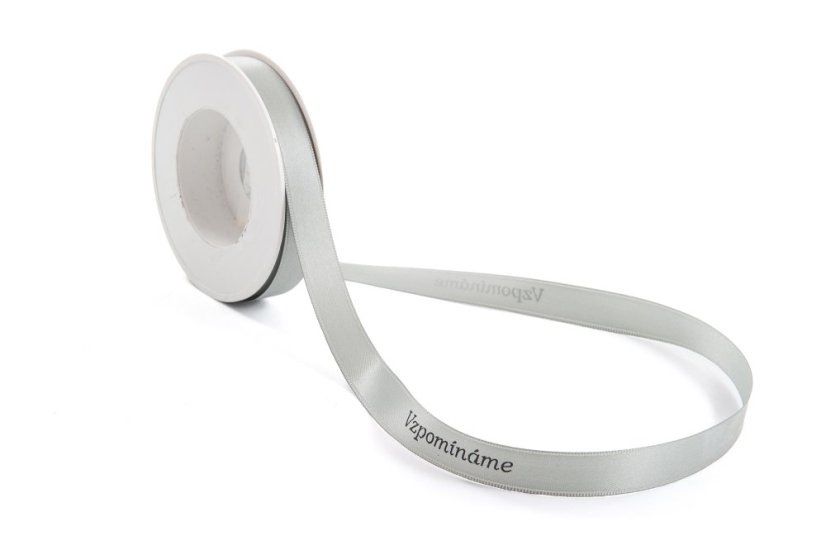 Saténová stuha VZPOMÍNÁME  25 mm