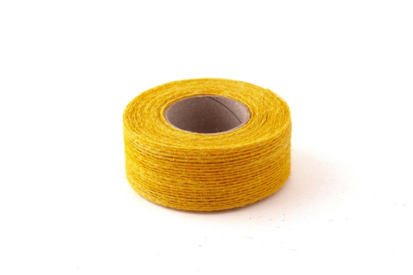 Jutová stuha 40 mm - Barva: Lila