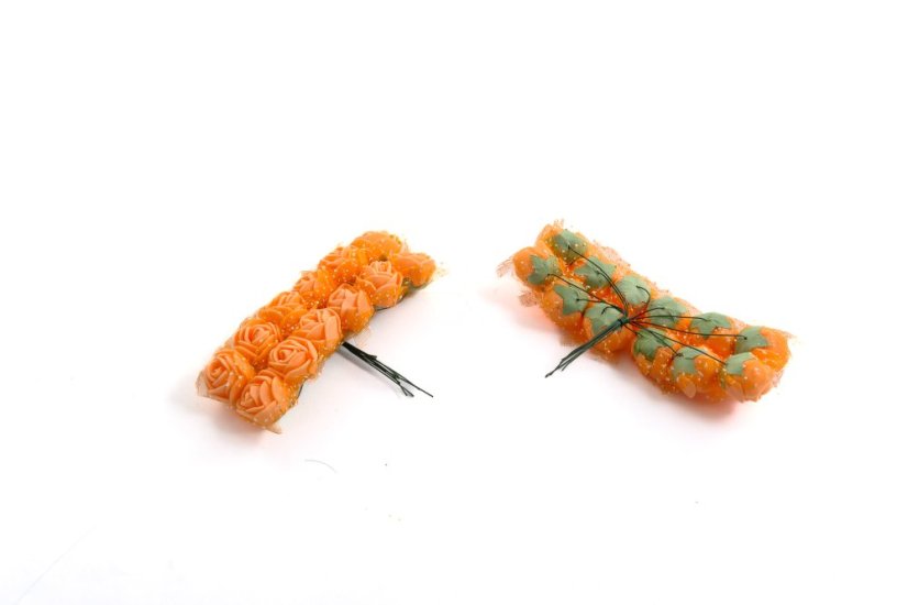 Pěnové růžičky 1 cm - Barva: Světle růžová