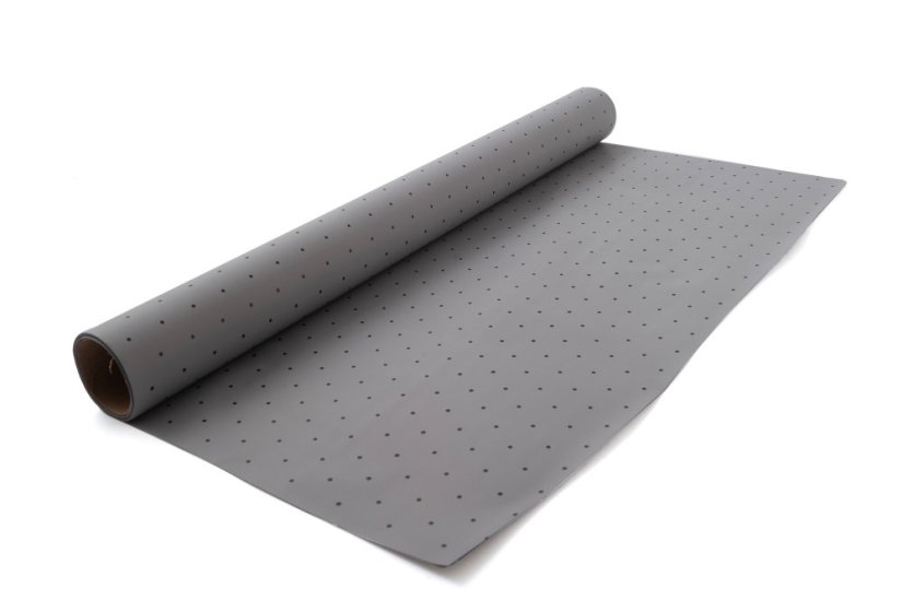 Fólie s černými puntíky 50 cm - Barva: Olivová