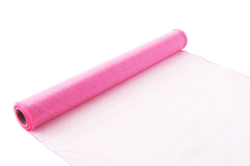 Organza 40 cm - 9 m - Barva: Bílá