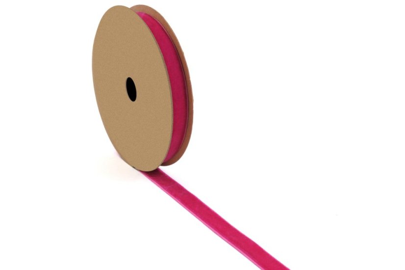 Sametová stuha 15 mm - Barva: Bílá