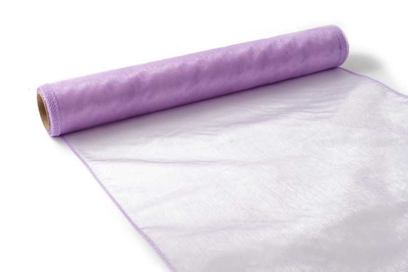 Organza 40 cm -  8,2 m - Barva: Fialová